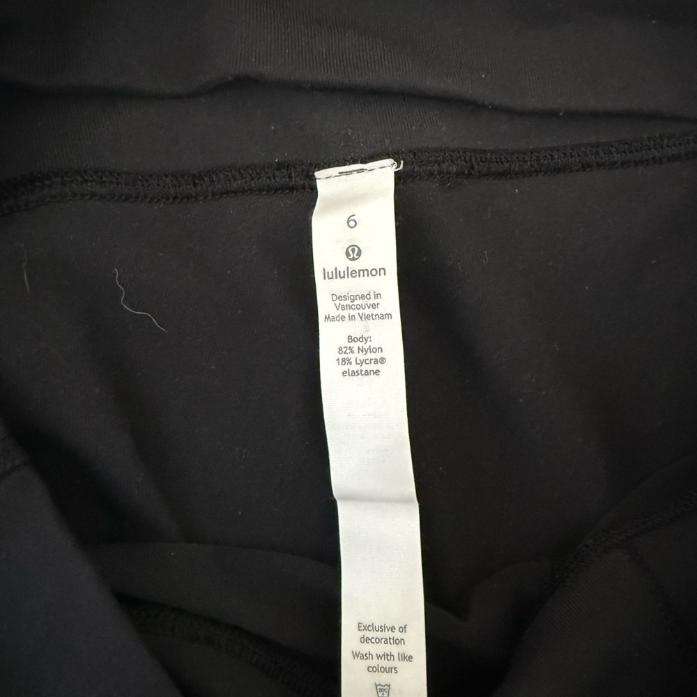 Lululemon Wunder Under High Rise Tight Full Length Leggings Black 6 Women’s - Picture 8 of 12